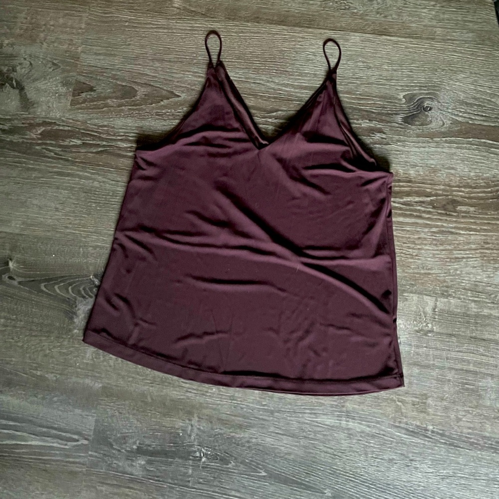 H&M | deep purple basic tank/camisole